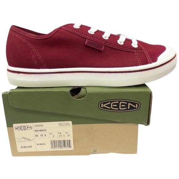 Keen Shoes - Keen Shoes Elsa Light Sneakers 1025291 Red White Women's  10.5